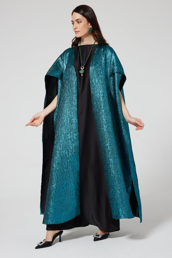 Metallic Blue kaftan