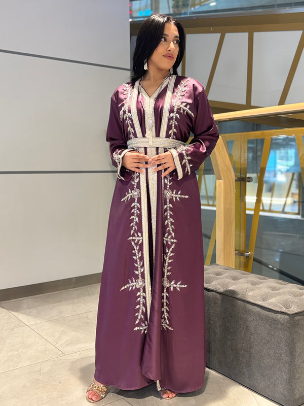 Al Ain Purple kaftan